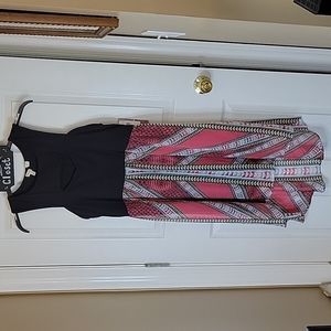 Love, Fire Dress New Sleeveless Junior XL Black Multi